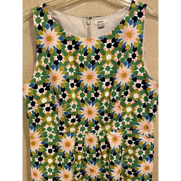 Fossil vintage print mod dress, sz L - Picture 3 of 3